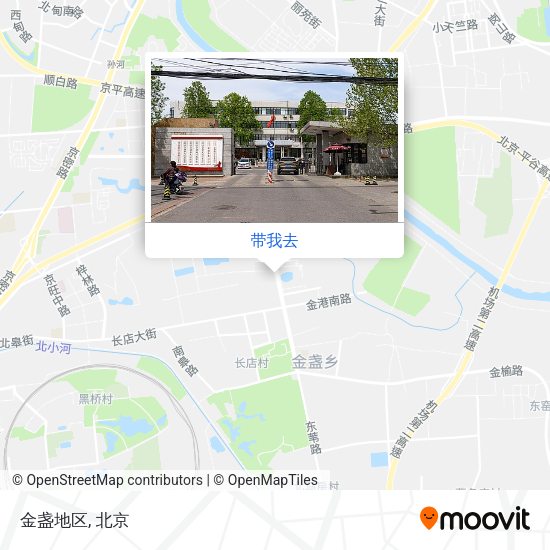 金盏地区地图