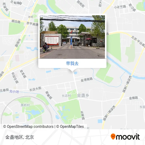 金盏地区地图