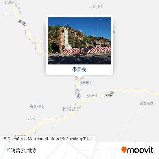 长哨营乡地图