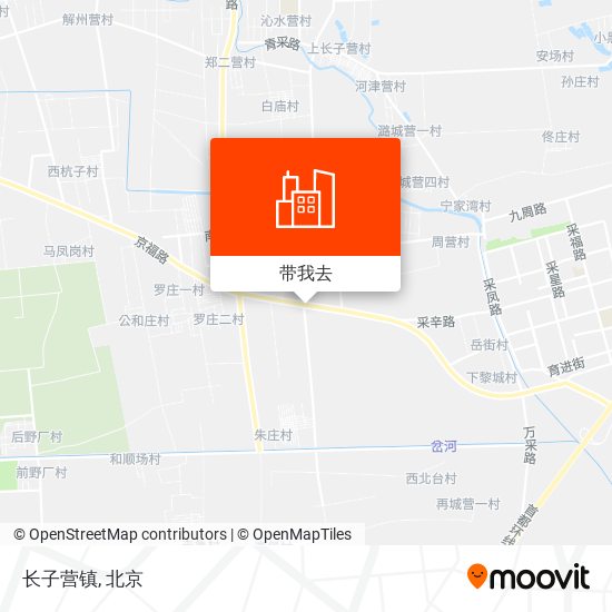 长子营镇地图