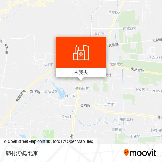 韩村河镇地图