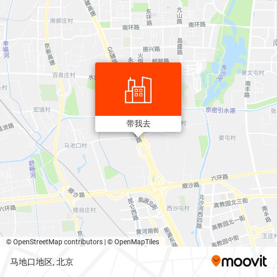 马地口地区地图