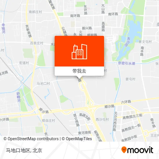 马地口地区地图