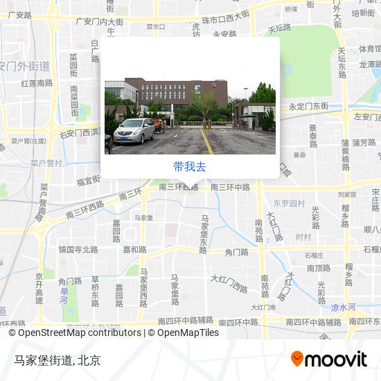 马家堡街道地图