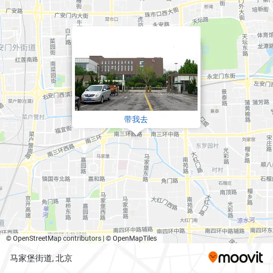 马家堡街道地图