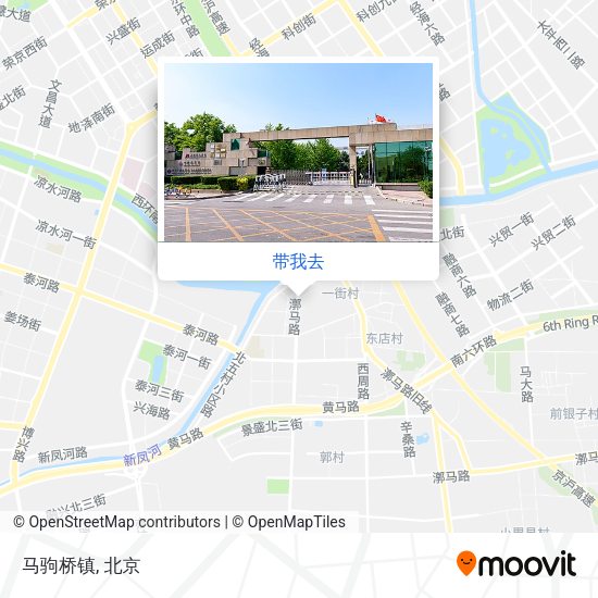 马驹桥镇地图