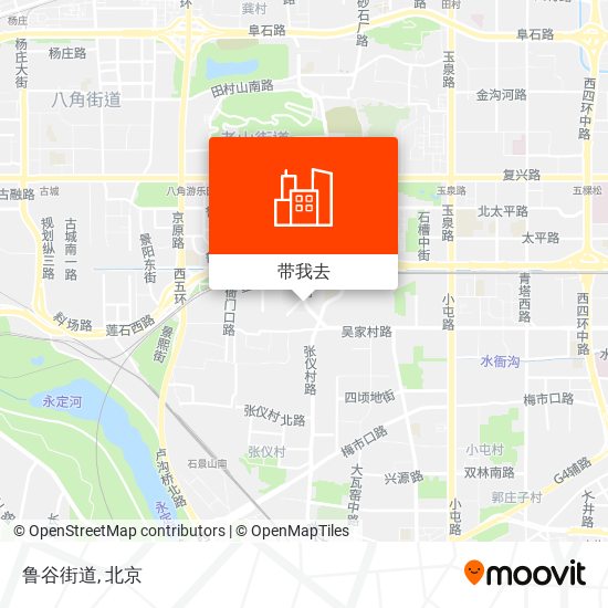 鲁谷街道地图