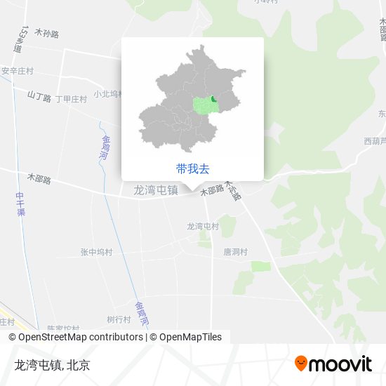 龙湾屯镇地图