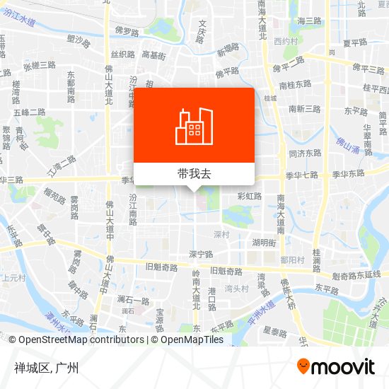 禅城区地图