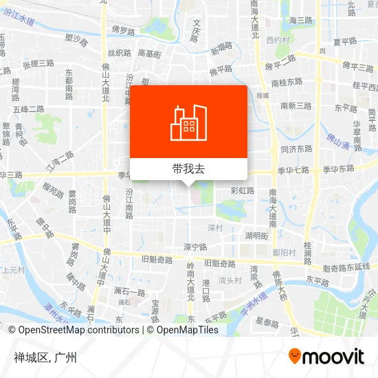 禅城区地图