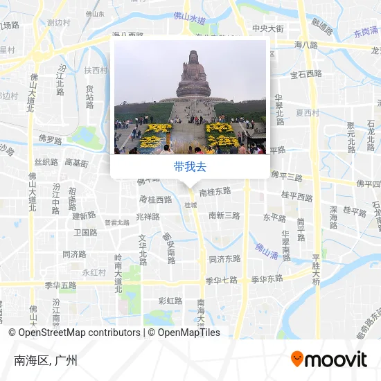 南海区地图