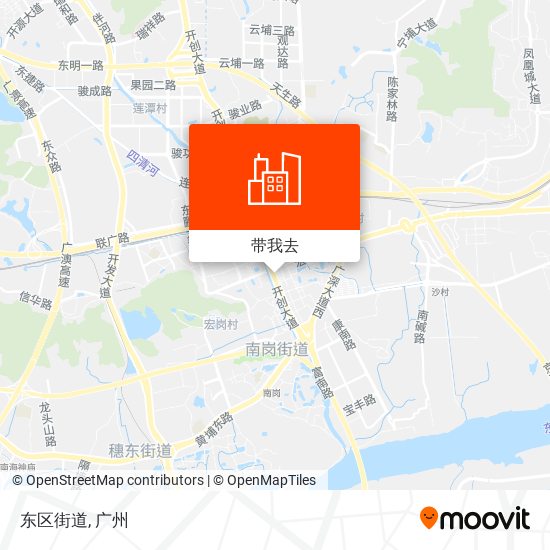 东区街道地图