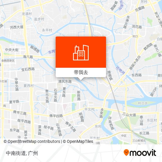 中南街道地图