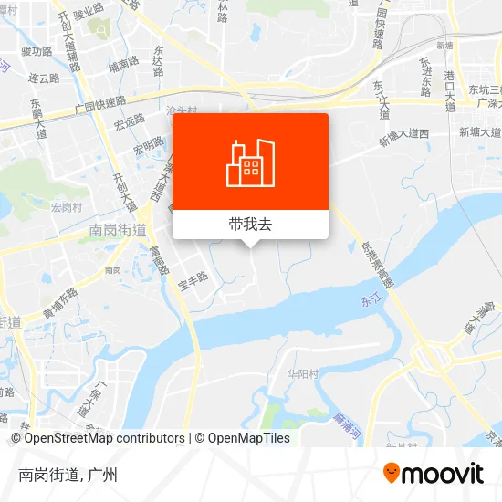 南岗街道地图