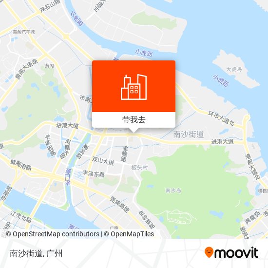 南沙街道地图