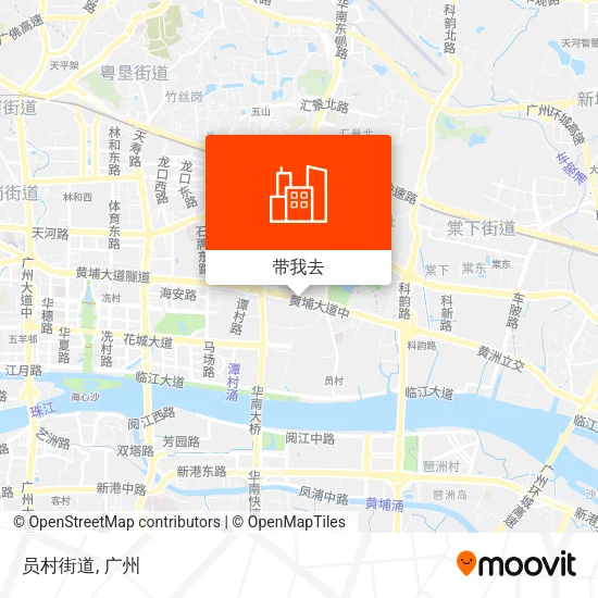 员村街道地图