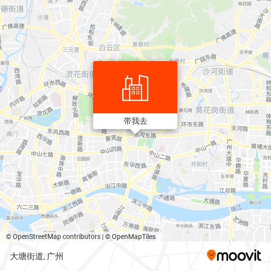大塘街道地图