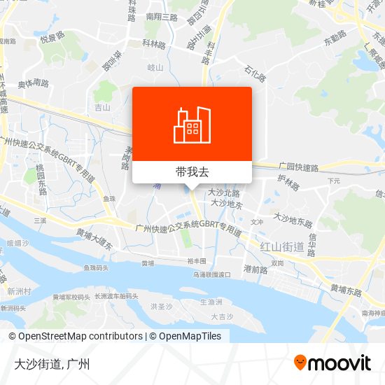 大沙街道地图