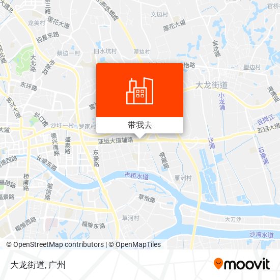 大龙街道地图