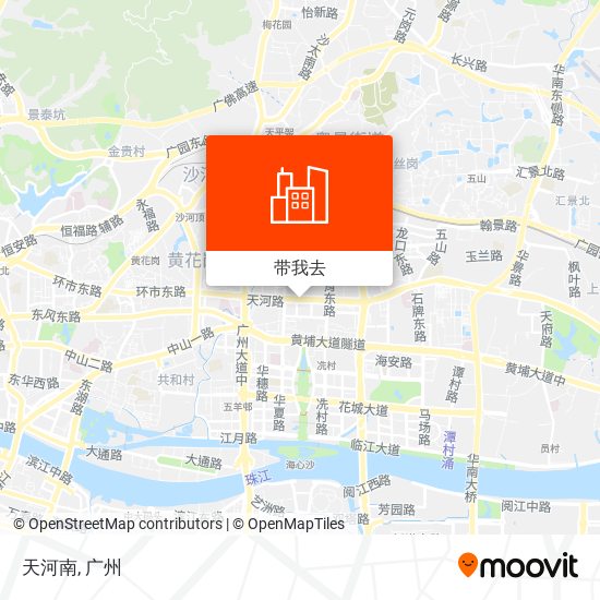 天河南地图