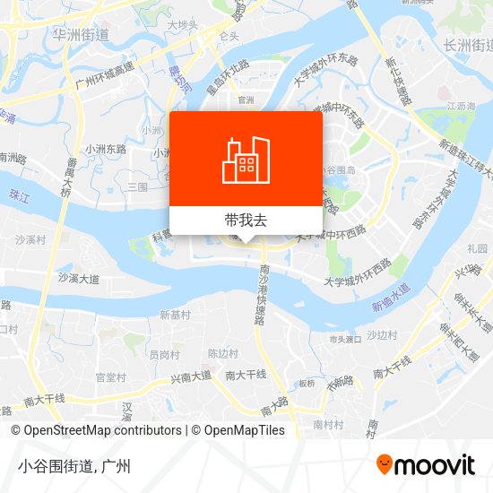 小谷围街道地图