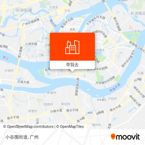 小谷围街道地图