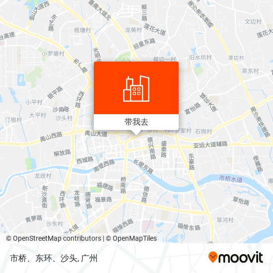 市桥、东环、沙头地图