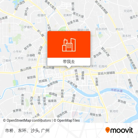 市桥、东环、沙头地图