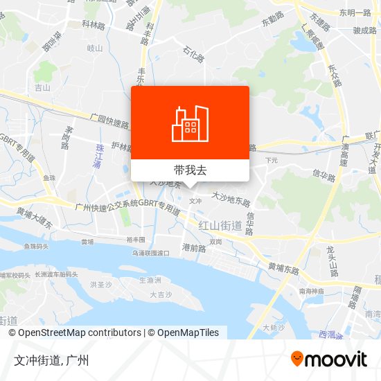 文冲街道地图