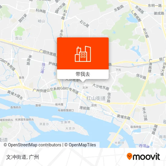 文冲街道地图