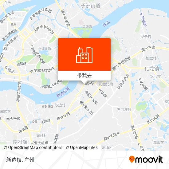 新造镇地图