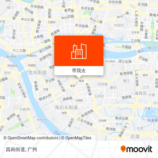 昌岗街道地图