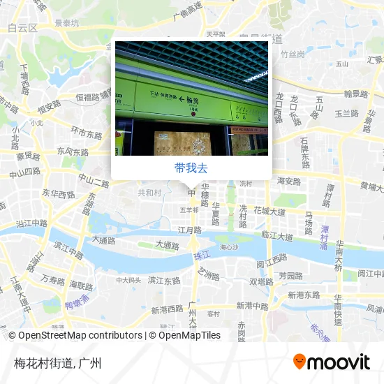 梅花村街道地图