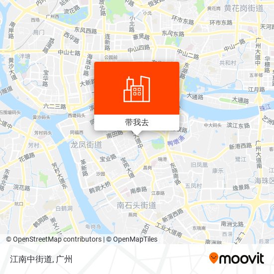 江南中街道地图