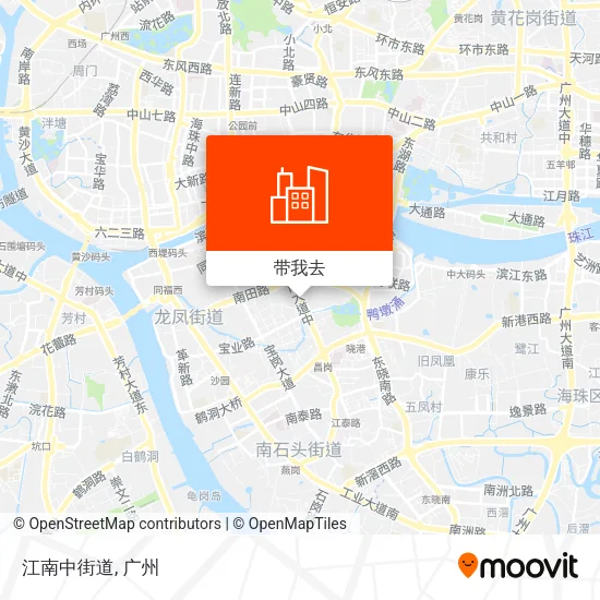 江南中街道地图