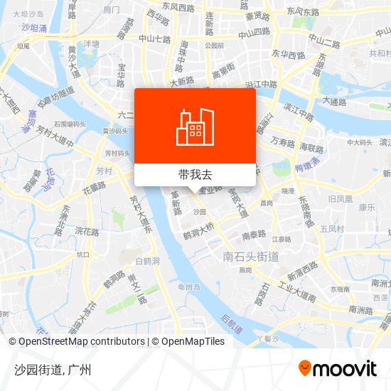 沙园街道地图