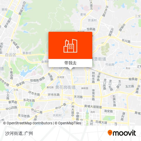 沙河街道地图