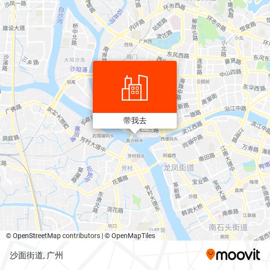 沙面街道地图