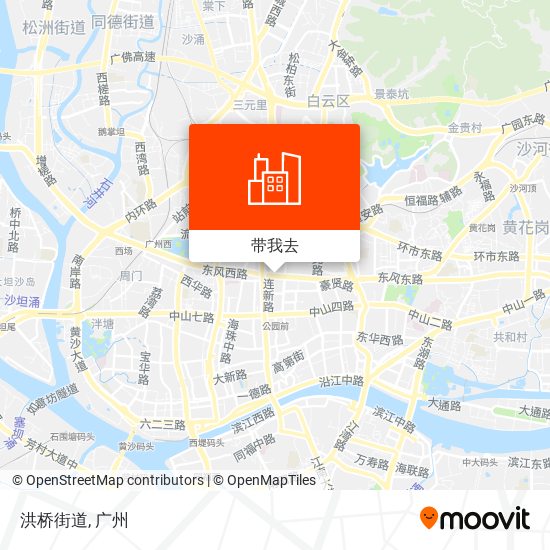 洪桥街道地图