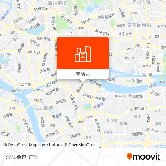 滨江街道地图
