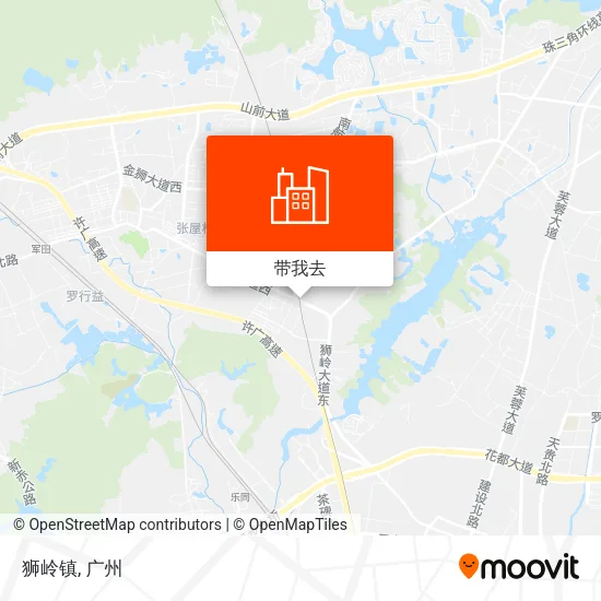 狮岭镇地图