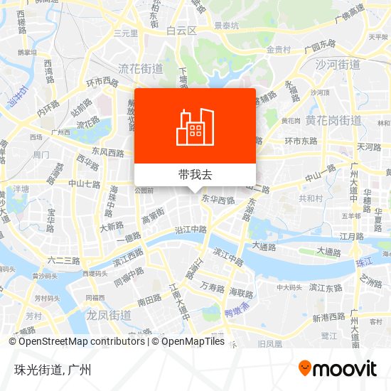 珠光街道地图