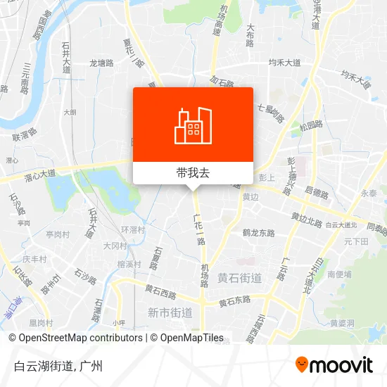 白云湖街道地图