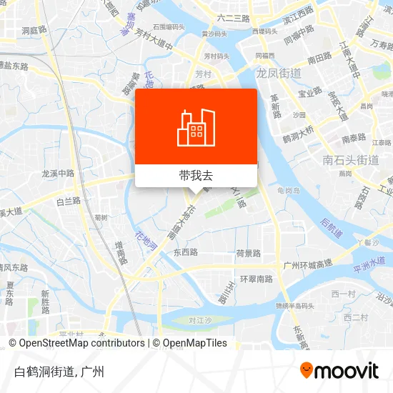 白鹤洞街道地图