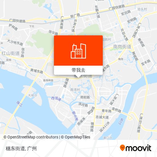 穗东街道地图