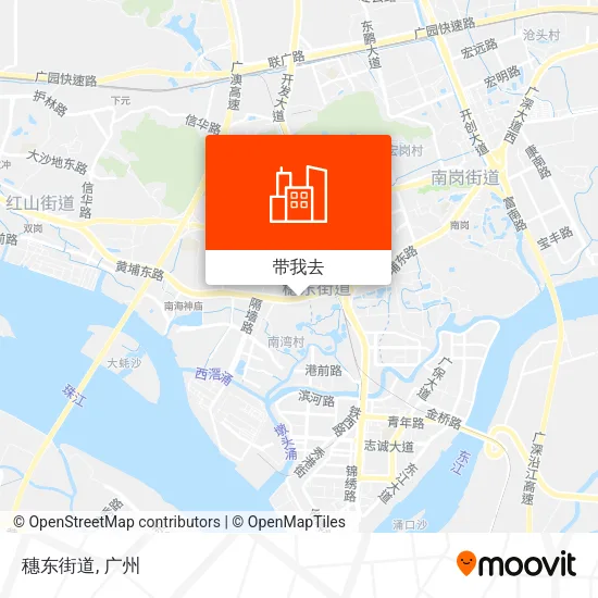穗东街道地图
