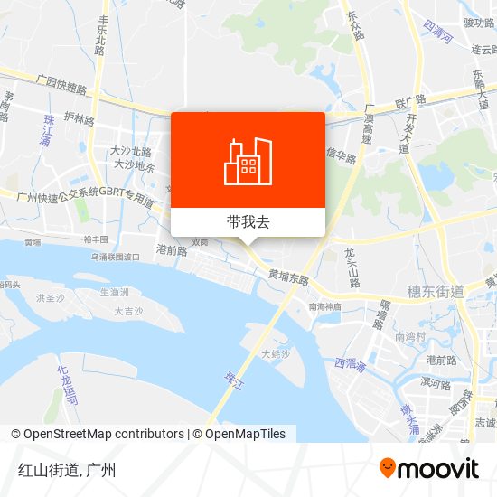 红山街道地图