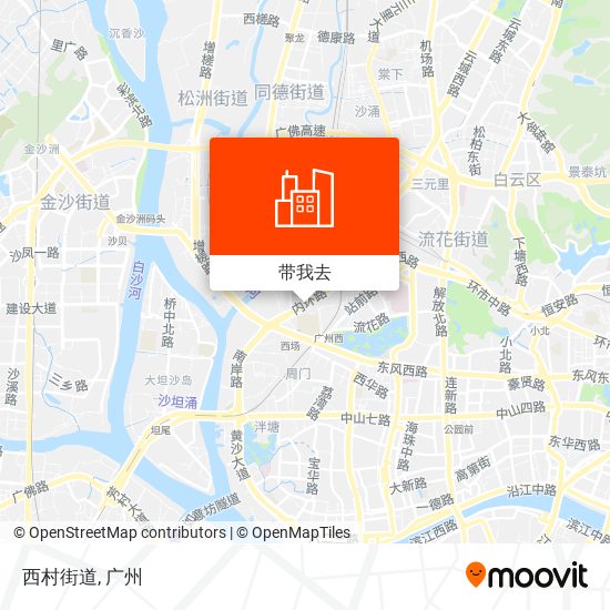 西村街道地图
