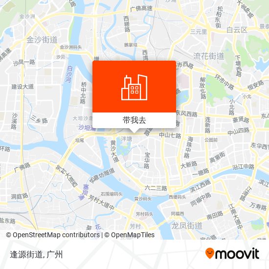 逢源街道地图