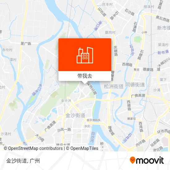 金沙街道地图
